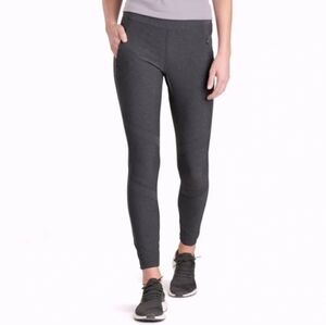 Kuhl Gray Black Weekendr Tight Skinny Pants Leggings Outdoor Hiking Activewear L